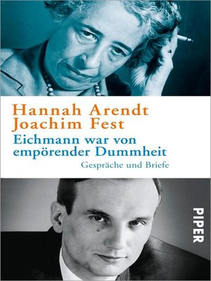 cover image of Eichmann war von empörender Dummheit